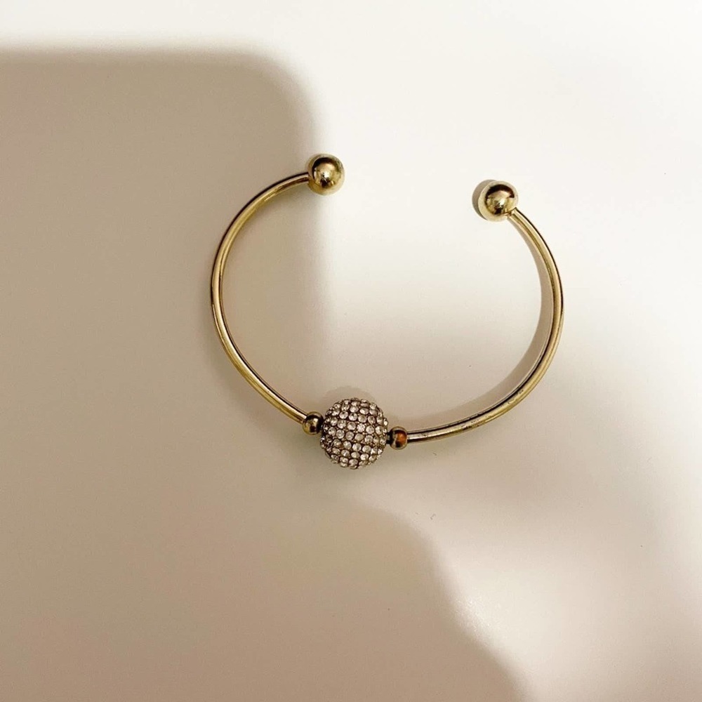 Express Gold Tone Bangle - Picture 9 of 11